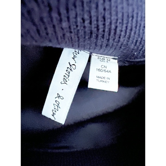 & Other Stories Purple Striped A-Line Midi Balletcore Skirt Size 4 - Picture 4 of 5